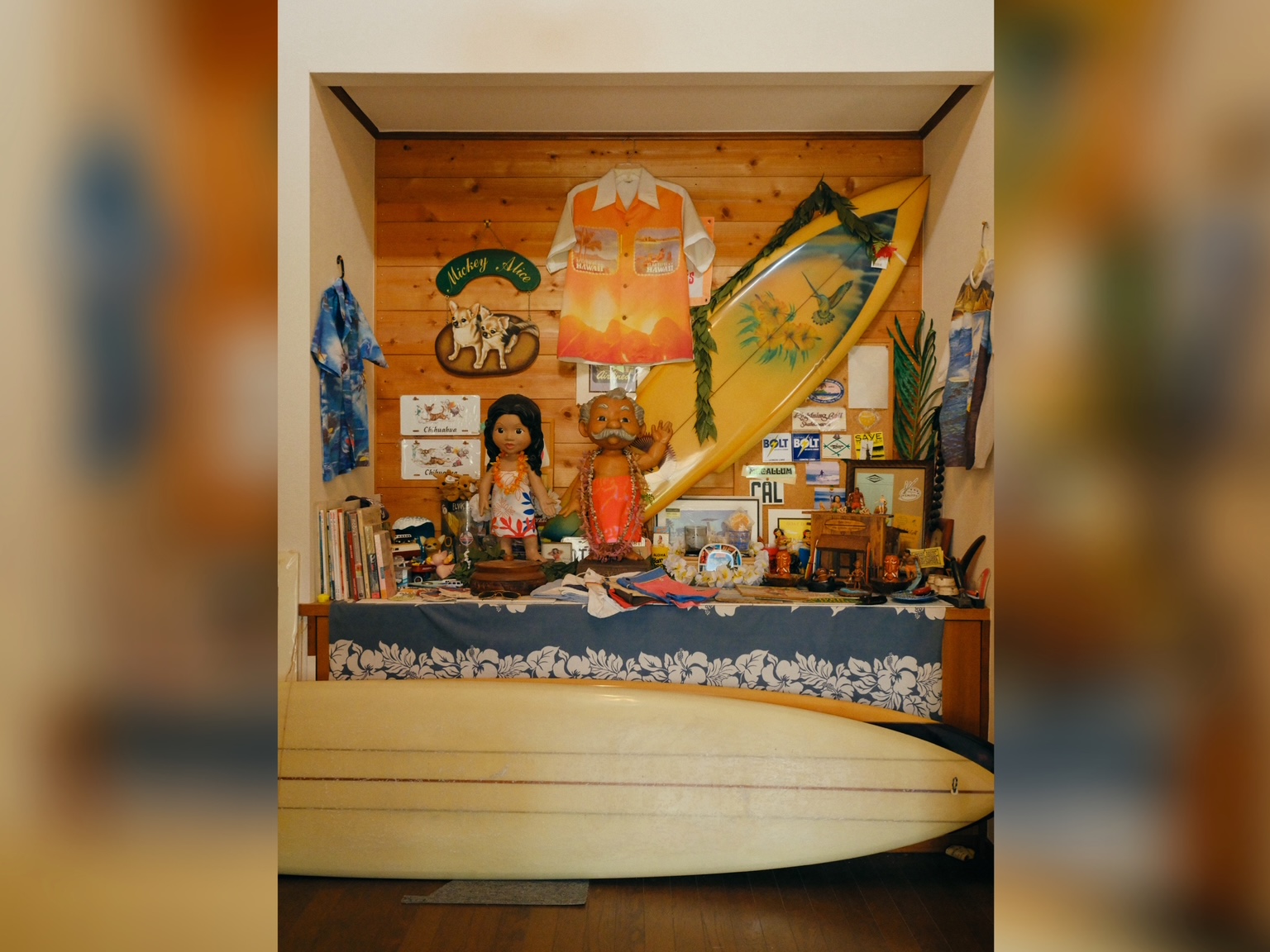 休日になると上野から
この家に来て
海に向かいます ――大瀧宣幸